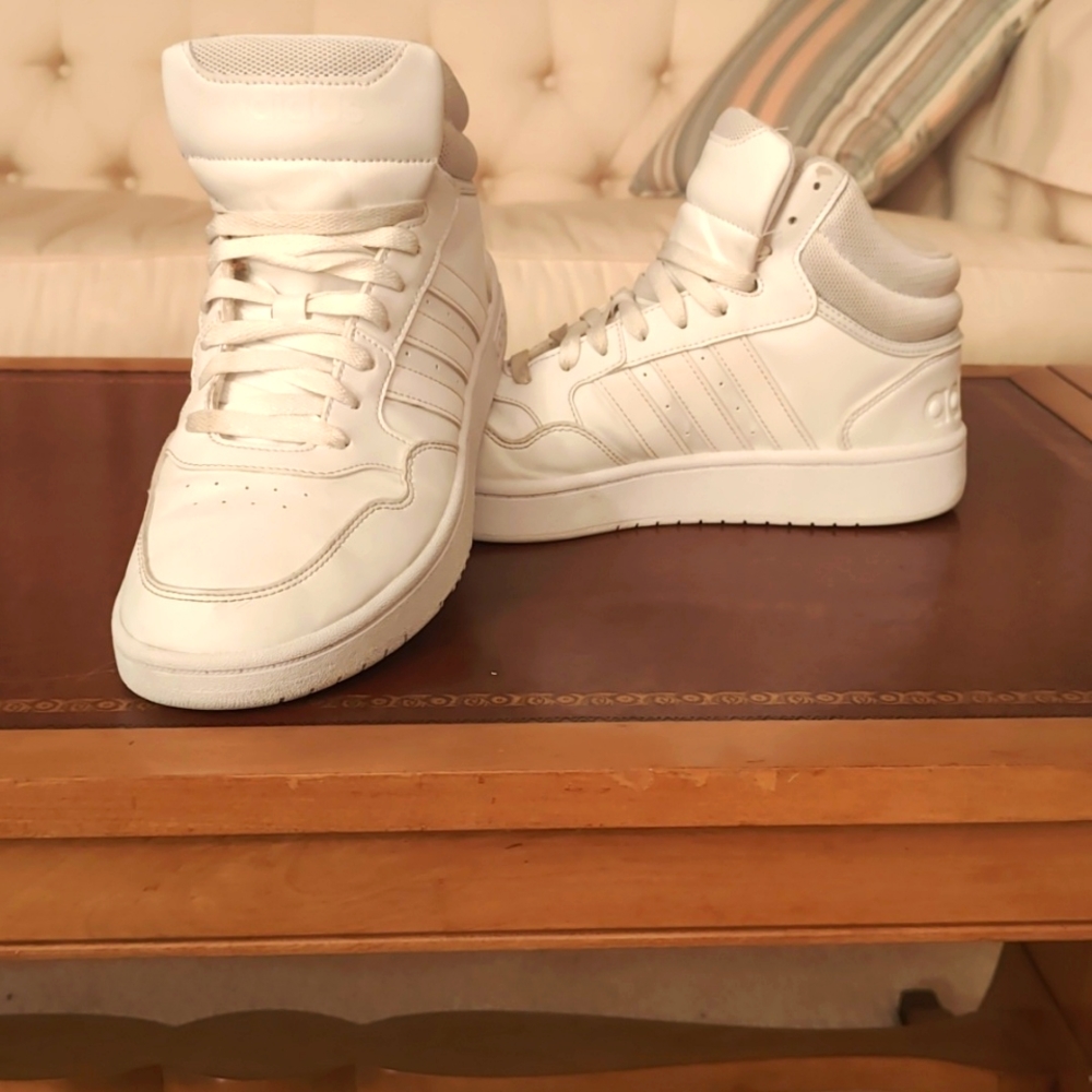 Adidas all white women's size 9